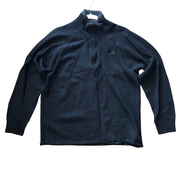 The North Face Other - North Face 1/4 Zip Sweater AFGF Black Men’s XL Wool + Cotton